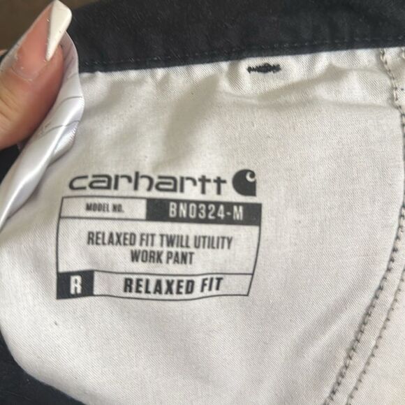 Carhartt Men's Relaxed Fit Twill Utility Work Pant - Picture 7 of 10